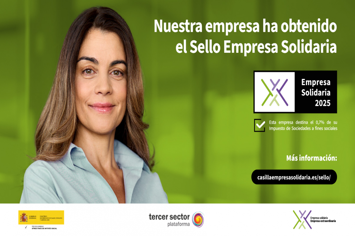 Recibimos el Sello Empresa Solidaria 2025 por nuestro compromiso social